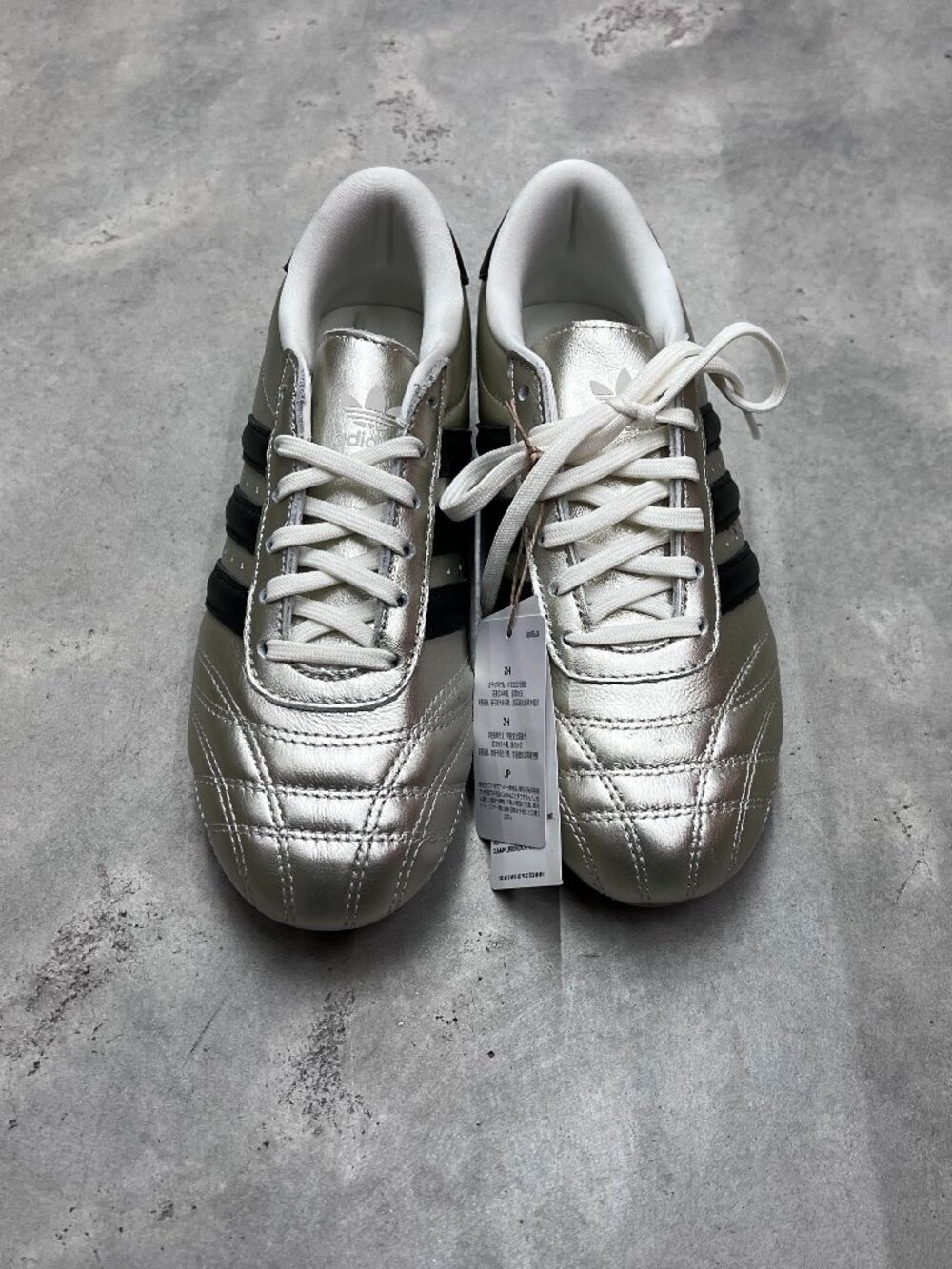Adidas Taekwondo Lace Wmn's Size 6 Silver JP8132 - New with Defects - Picture 4 of 8